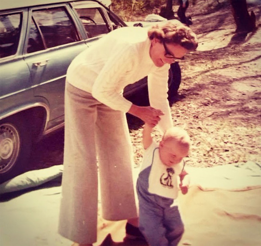 Michael and Grandma - 1974